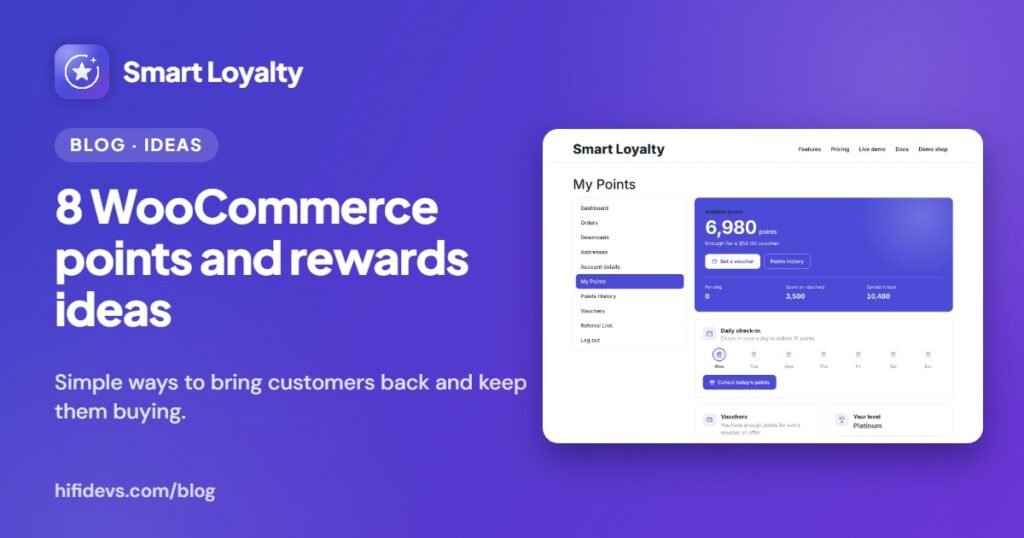 8 WooCommerce points and rewards ideas to bring customers back